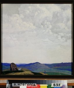 The Right Path. Work by Sviatoslav Nikolayevich Roerich by Nicholas Roerich