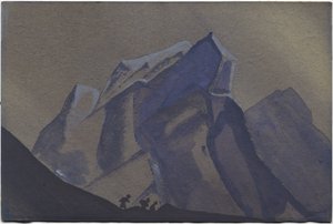 Mountain Pass, Storm by Nicholas Roerich