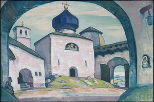 Old Pskov (décor for Rimsky-Korsakov