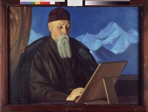 Portrait of the Artist Nicholas Roerich by Nicholas Roerich