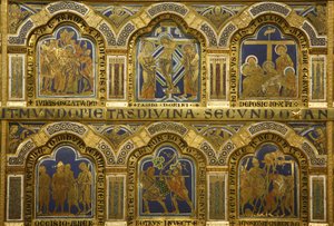 The Verdun Altar by Nicholas of Verdun, Completed in 1181, Klosterneuburg, Austria by Nicholas of Verdun