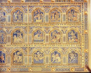 The Verdun Altar, Depicting Biblical Scenes, 1181 (right part of central panel)