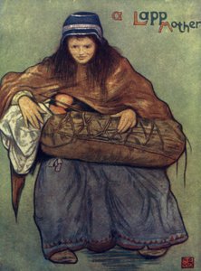 Norway: A Lapp Mother and Child by Nico Jungman