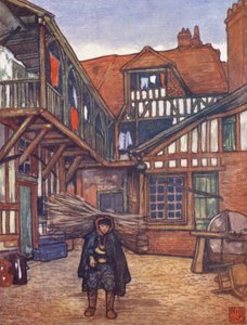 An Ancient Inn Yard by Nico Jungmann