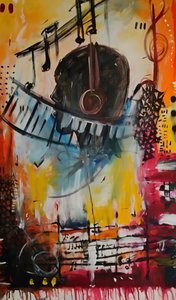 Vibrant Music Abstract
