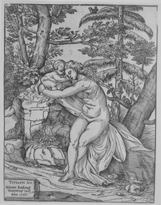 Venus and Cupid by Nicolò Boldrini