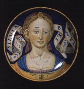 Maiolica Coppa, from the Belle Donne Series by Nicolò Pellipario