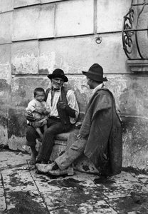 Old Man with a Pipe, Man and a Child