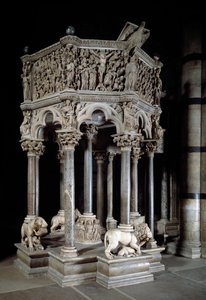 Gothic Art: Marble Pulpit