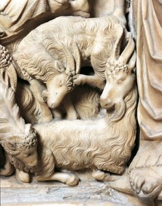 Pulpit with the Nativity Scene, Siena Cathedral, Tuscany by Nicola Pisano