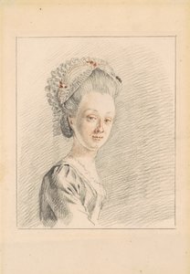A Lady Wearing a Dormeuse Cap by Nicolaas Muys