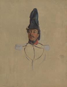 Portrait Study of Captain T.S. Nabal by Nicolaas Pieneman