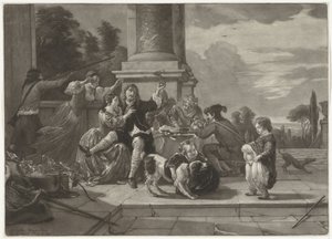 Merry Company on a Terrace