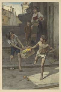 Street Scene in an Italian City