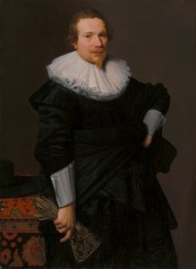 Portrait of a 24-Year-Old Man by Nicolaes Eliasz. Pickenoy