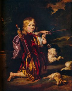 Boy with Bows and Arrows, c1670