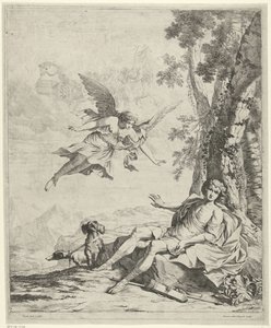 Aurora and Cephalus (Abduction of Cephalus) by Nicolaes Van Helt Stockade