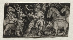 Orpheus Charming the Animals by Nicolaes de Bruyn