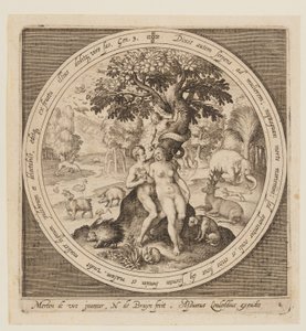 The Temptation of Eve, from The Creation to the Expulsion from Paradise by Nicolaes de Bruyn