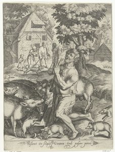 Prodigal Son as Swineherd (Series: Story of the Prodigal Son)