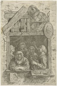 Five Women in a Window