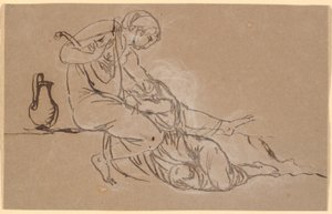 Sappho and the Mytilenean Woman by Nicolai Abildgaard