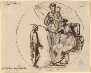 Draft for Three Figures for the Liberation Relief on the Freedom Monument by Nicolai Abildgaard