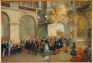 The Bestowal of the Order of Saint-Espirit in the Chapel of Versailles