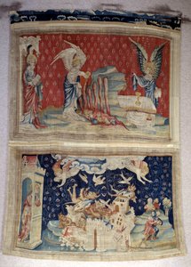 Hanging of Revelation: The Second and Third Bottles Pouring Over the Sea and the Waters by Nicolas Bataille