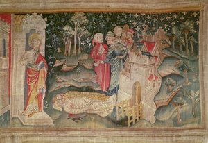 The Joy of Men Following the Death of the Two Witnesses, No. 32 from The Apocalypse of Angers, 1373-87