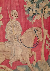 The Livid Horse and Death, from the Apocalypse Tapestry of Angers, 1373-87 by Nicolas Bataille