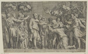 Ancius the Augur by Nicolas Beatrizet (attributed to)
