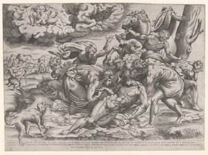 Death of Meleager by Nicolas Beatrizet