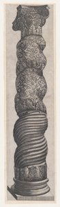Speculum Romanae Magnificentiae: Grotesque Winding Column in St. Peter
