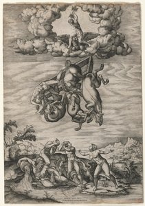 The Fall of Phaeton by Nicolas Beatrizet