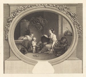 Say Please by Nicolas Delaunay after Jean Honoré Fragonard