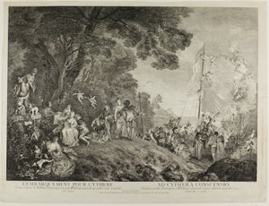 Pilgrimage to the Island of Cythera by Nicolas Henri Tardieu
