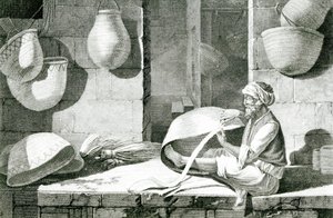 Mat Maker and Basket Weaver by Nicolas Jacques (after) Conte