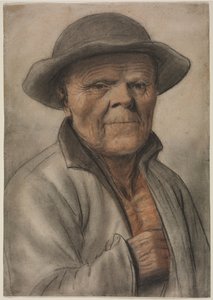 Portrait of an Old Man by Nicolas Lagneau