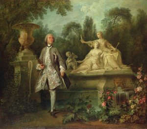 Portrait of the Actor Grandval, c.1742 by Nicolas Lancret