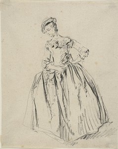 Study: Young Woman Standing Hand on Hip