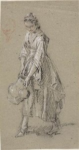 Study of a Young Woman with a Watering Jug