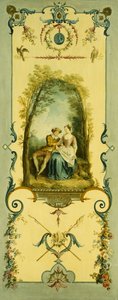 Three Decorative Panels with Allegories of Winter, Summer and Autumn