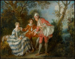 Two Friends by Nicolas Lancret