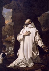 St Bruno Praying in Desert