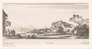 Landscape with Chapel by Nicolas Perelle