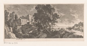 Landscape with Ruin by the Sea