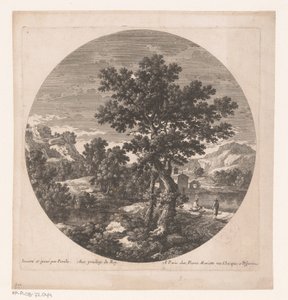 Landscape with Two Men by a Lake
