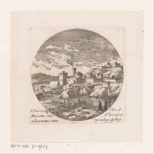 Fortified City with Tower