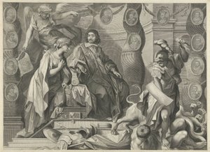 Promotional Print of Aegidius Le Maistre (1663), Upper Part